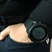 Годинник наручний чоловічий SKMEI 1434BKWT BLACK-WHITE, оригінальний чоловічий годинник. Колір: чорний. Зображення №8