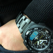 Годинник наручний чоловічий SKMEI 1370BKWT, годинник для військовослужбовців, фірмовий спортивний годинник. Зображення №7 Годинник наручний чоловічий SKMEI 1370BKWT, годинник для військовослужбовців, фірмовий спортивний годинник. Зображення №7