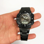 Годинник наручний чоловічий SKMEI 1370BKWT, годинник для військовослужбовців, фірмовий спортивний годинник. Зображення №10 Годинник наручний чоловічий SKMEI 1370BKWT, годинник для військовослужбовців, фірмовий спортивний годинник. Зображення №10