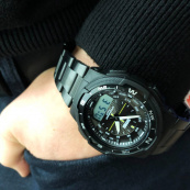 Годинник наручний чоловічий SKMEI 1370BKWT, годинник для військовослужбовців, фірмовий спортивний годинник. Зображення №15 Годинник наручний чоловічий SKMEI 1370BKWT, годинник для військовослужбовців, фірмовий спортивний годинник. Зображення №15