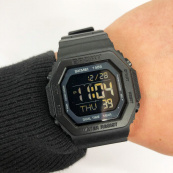 Годинник наручний чоловічий SKMEI 1988BK, чоловічий армійський водостійкий тактичний годинник, для військовослужбовців. Зображення №2