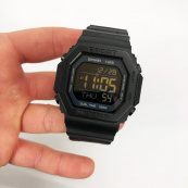 Годинник наручний чоловічий SKMEI 1988BK, чоловічий армійський водостійкий тактичний годинник, для військовослужбовців. Зображення №9