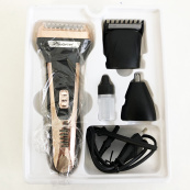 Тример універсальний GEMEI GM-598, професійна електробритва, бритва для бороди. Колір: золотий. Зображення №4