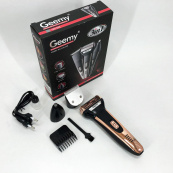 Тример універсальний GEMEI GM-598, професійна електробритва, бритва для бороди. Колір: золотий. Зображення №16