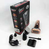 Тример універсальний GEMEI GM-598, професійна електробритва, бритва для бороди. Колір: золотий. Зображення №20