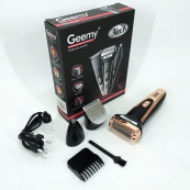 Тример універсальний GEMEI GM-598, професійна електробритва, бритва для бороди. Колір: золотий. Зображення №23