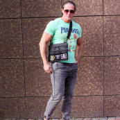 Сумка тактична чорна для скритого носіння з кобурою, чоловічий месенджер з кордури. Зображення №65 Сумка тактична чорна для скритого носіння з кобурою, чоловічий месенджер з кордури. Зображення №65