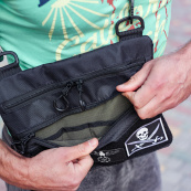 Сумка тактична чорна для скритого носіння з кобурою, чоловічий месенджер з кордури. Зображення №71 Сумка тактична чорна для скритого носіння з кобурою, чоловічий месенджер з кордури. Зображення №71