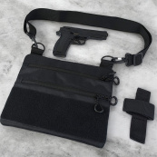 Рюкзак чоловічий тактичний, Чоловіча сумка рюкзак слінг, Чоловіча тактична сумка барсетка. Зображення №33