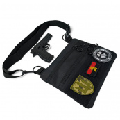 Тактичний рюкзак через плече, Нагрудна сумка чоловіча тактична тканинна, Нагрудна сумка кобура. Зображення №29