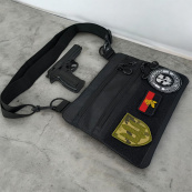 Тактичний рюкзак через плече, Нагрудна сумка чоловіча тактична тканинна, Нагрудна сумка кобура. Зображення №45