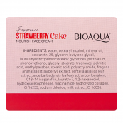 Крем для обличчя живильний Bioaqua Strawberry Cake з екстрактом полуниці (BQY48318). Зображення №4