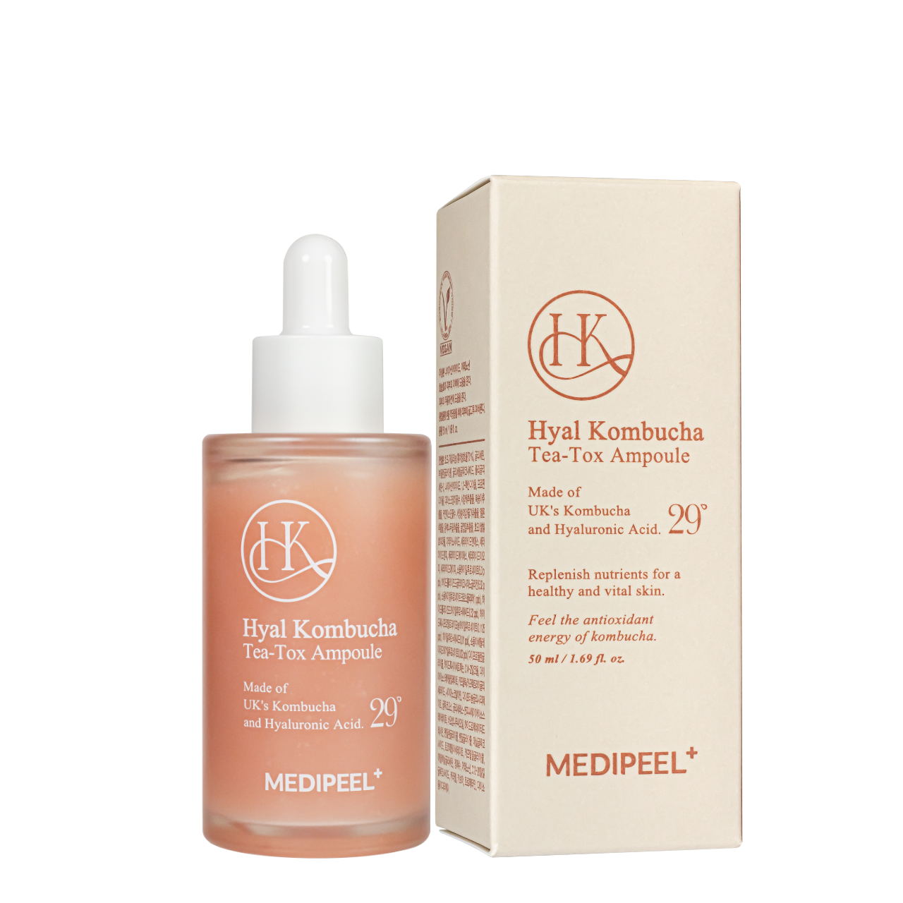 Сироватка для обличчя Medi-Peel Hyal Kombucha Tea-Tox Ampoule з комбучею 50 мл Сироватка для обличчя Medi-Peel Hyal Kombucha Tea-Tox Ampoule з комбучею 50 мл