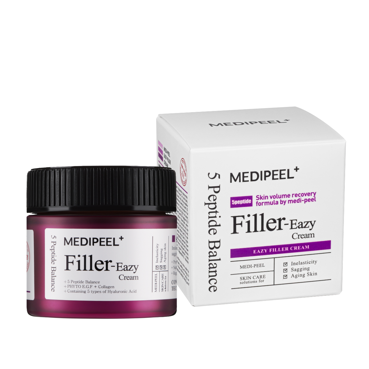 Крем-філер для обличчя проти зморщок Medi-Peel Filler Eazy Cream з пептидами 50 мл Крем-філер для обличчя проти зморщок Medi-Peel Filler Eazy Cream з пептидами 50 мл