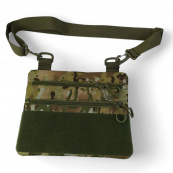 Сумка-кобура мультикам наплічна з липучкою для шевронів, тактична сумка чоловіча з кордури. Зображення №4