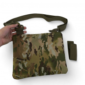 Сумка-кобура мультикам наплічна з липучкою для шевронів, тактична сумка чоловіча з кордури. Зображення №7