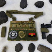 Нагрудна сумка тактична тканинна, Рюкзак ЗСУ, Сумка ЗСУ, Армійська сумка через плече. Зображення №14