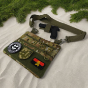 Нагрудна сумка тактична тканинна, Рюкзак ЗСУ, Сумка ЗСУ, Армійська сумка через плече. Зображення №20