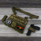 Чоловіча сумка нагрудна тактична, Сумка через плече військова, Тактичний рюкзак через плече. Зображення №27