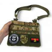 Чоловіча сумка нагрудна тактична, Сумка через плече військова, Тактичний рюкзак через плече. Зображення №41