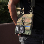 Чоловіча тактична сумка барсетка, Рюкзак чоловічий військовий тактичний, Нагрудна сумка кобура. Зображення №45