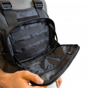 Нагрудна тактична сумка чоловіча, сумка через плече чорна розгрузка. Зображення №28