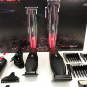 Професійний набір для стрижки волосся VGR V-640 акумуляторний Barber Combo PREMIUM. Колір: червоний. Зображення №23