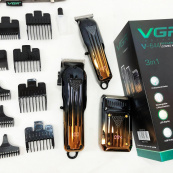 Комплект VGR 3 в 1 V-644 аккумуляторная машинка для стрижки, триммер и электробритва шейвер. Изображение №13 Комплект VGR 3 в 1 V-644 аккумуляторная машинка для стрижки, триммер и электробритва шейвер. Изображение №13