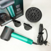 Фен професійний VGR V-440. Колір: зелений. Зображення №4