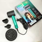 Фен професійний VGR V-440. Колір: зелений. Зображення №7