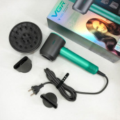 Фен професійний VGR V-440. Колір: зелений. Зображення №9