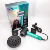 Фен професійний VGR V-440. Колір: зелений. Зображення №15