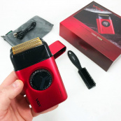 Электробритва VGR V-377 RED шейвер, Электрическая аккумуляторная бритва для бритья, шейвер мужской. Изображение №2