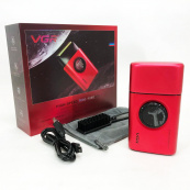 Электробритва VGR V-377 RED шейвер, Электрическая аккумуляторная бритва для бритья, шейвер мужской. Изображение №5