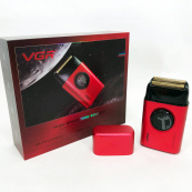 Электробритва VGR V-377 RED шейвер, Электрическая аккумуляторная бритва для бритья, шейвер мужской. Изображение №8