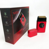 Электробритва VGR V-377 RED шейвер, Электрическая аккумуляторная бритва для бритья, шейвер мужской. Изображение №11