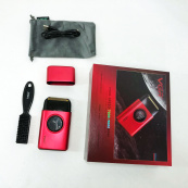 Электробритва VGR V-377 RED шейвер, Электрическая аккумуляторная бритва для бритья, шейвер мужской. Изображение №16