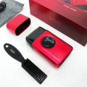 Электробритва VGR V-377 RED шейвер, Электрическая аккумуляторная бритва для бритья, шейвер мужской. Изображение №17