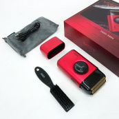 Электробритва VGR V-377 RED шейвер, Электрическая аккумуляторная бритва для бритья, шейвер мужской. Изображение №20