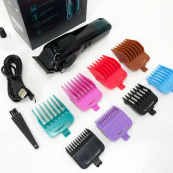 Тример для бороди та тіла, VGR V-013 PROFCOMPLEX тример для стрижки волосся. Колір: зелений. Зображення №11