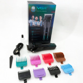 Тример для бороди та тіла, VGR V-013 PROFCOMPLEX тример для стрижки волосся. Колір: зелений. Зображення №14