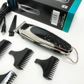 Бездротова акумуляторна машинка для стрижки триммер VGR V-093 з насадками. Зображення №2