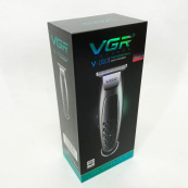 Бездротова акумуляторна машинка для стрижки триммер VGR V-093 з насадками. Зображення №16