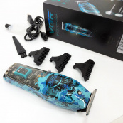 Тример для волосся та бороди професійний VGR V-923 акумуляторний з LED-індикатором. Зображення №10