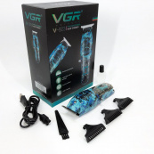 Тример для волосся та бороди професійний VGR V-923 акумуляторний з LED-індикатором. Зображення №13