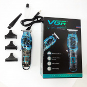 Тример для волосся та бороди професійний VGR V-923 акумуляторний з LED-індикатором. Зображення №21