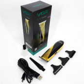 Машинка для стрижки акумуляторна VGR V-959 тример для волосся та бороди. Зображення №4