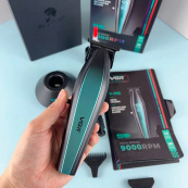 Машинка для стрижки волосся з потужним мотором XPRO VGR V-992 GREEN з насадками 1-2-3 мм. Зображення №3