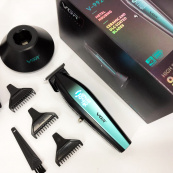 Машинка для стрижки волосся з потужним мотором XPRO VGR V-992 GREEN з насадками 1-2-3 мм. Зображення №6