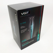 Машинка для стрижки волосся з потужним мотором XPRO VGR V-992 GREEN з насадками 1-2-3 мм. Зображення №8